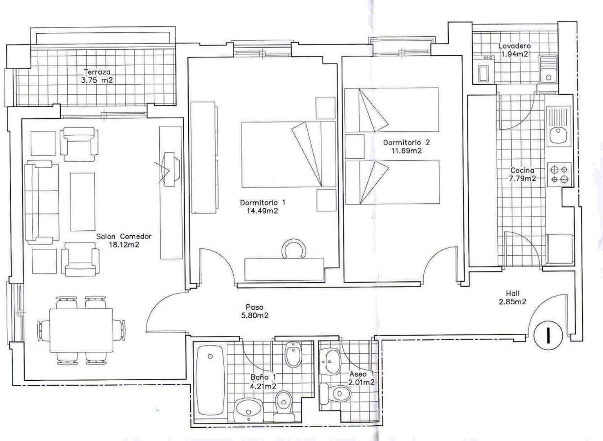 Appartement 2 En La Mejor Zona De Roquetas